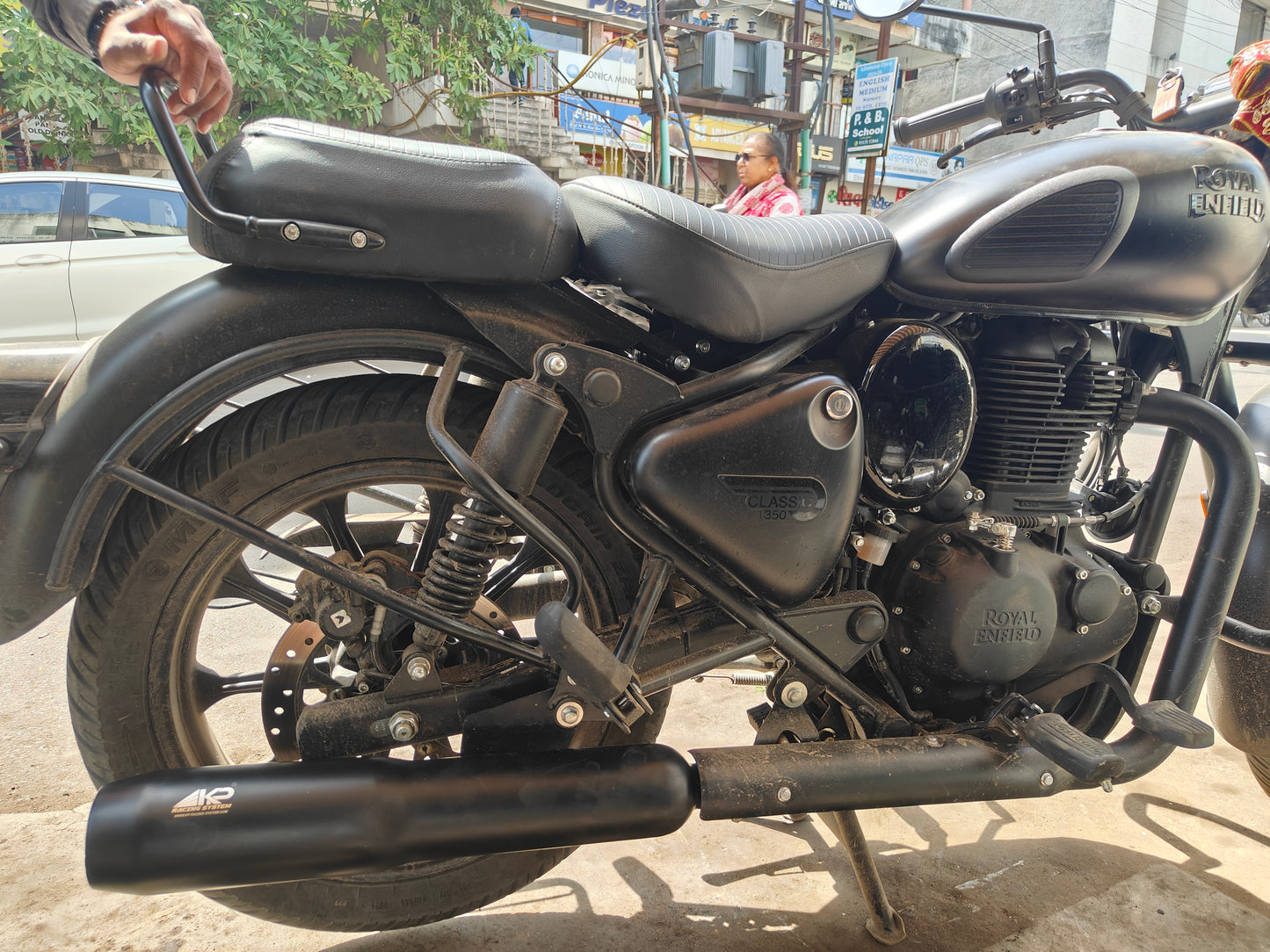 Thor exhaust ( bullet / Reborn classic / meteor 350 ) - Black